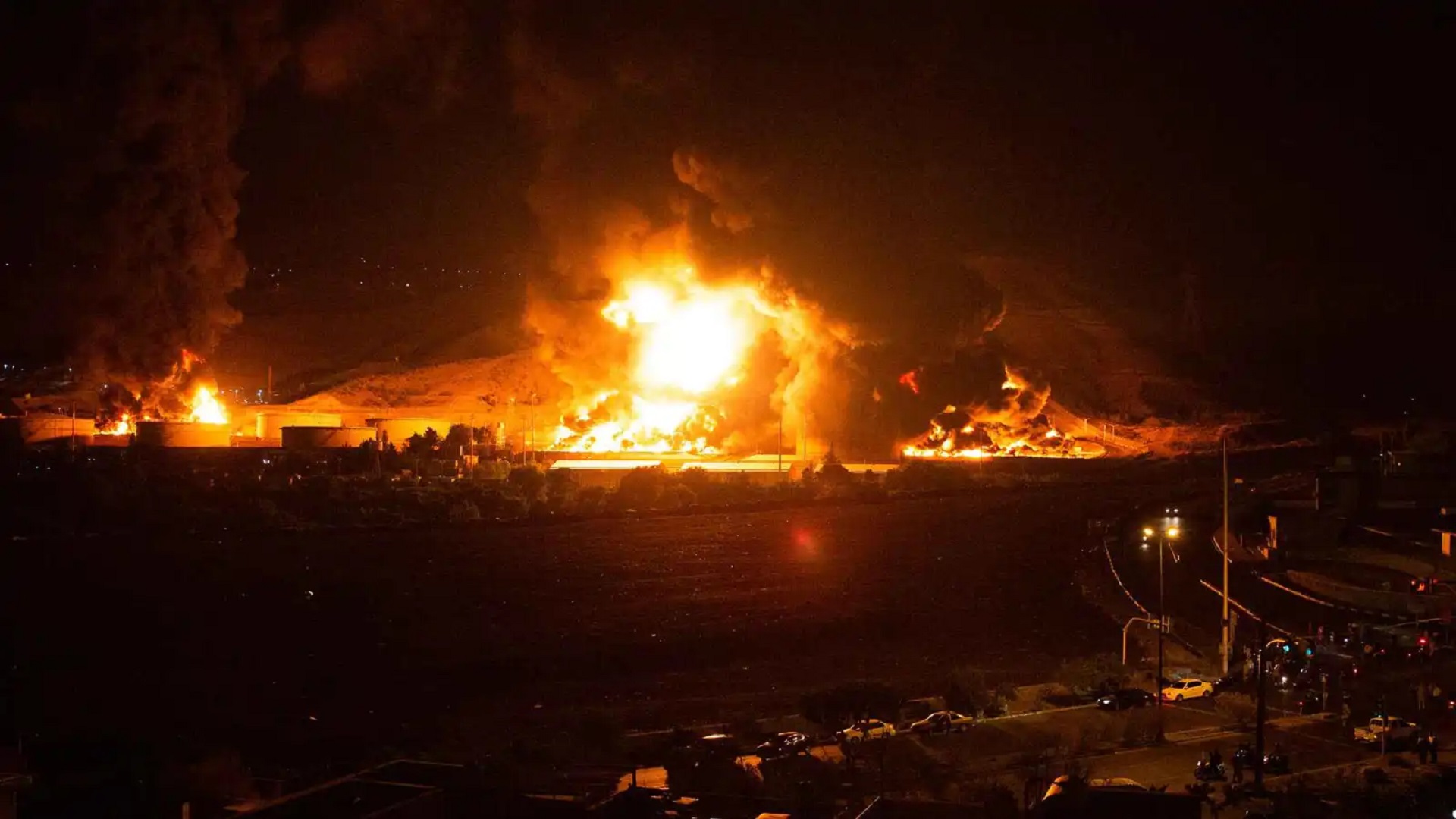 Iran Kharg Island explosions