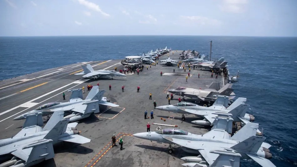 “George Washington” receives missile shipments in anticipation of an escalation with Iran