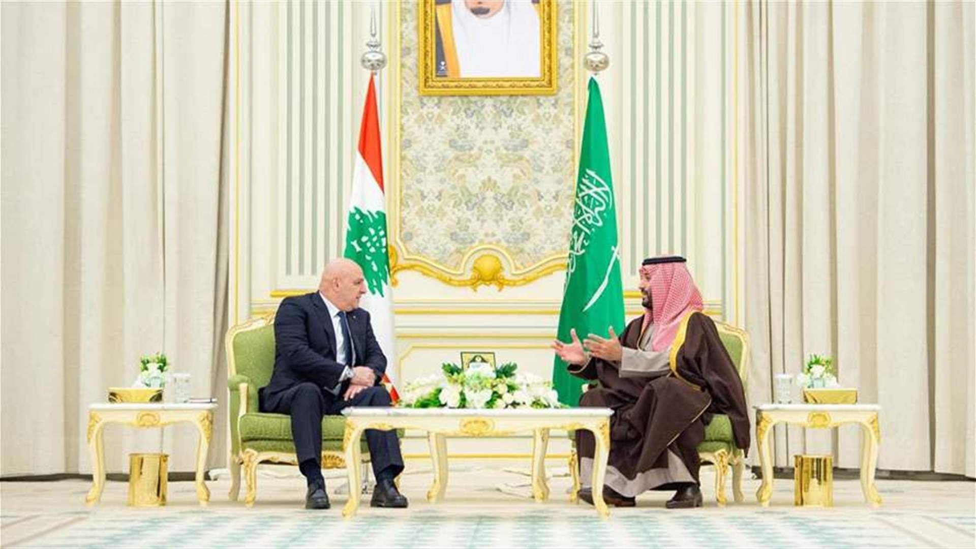 الرئيس عون يشكر ولي العهد السعودي على دعم المملكة للبنان ويبحث معه الأوضاع الراهنة