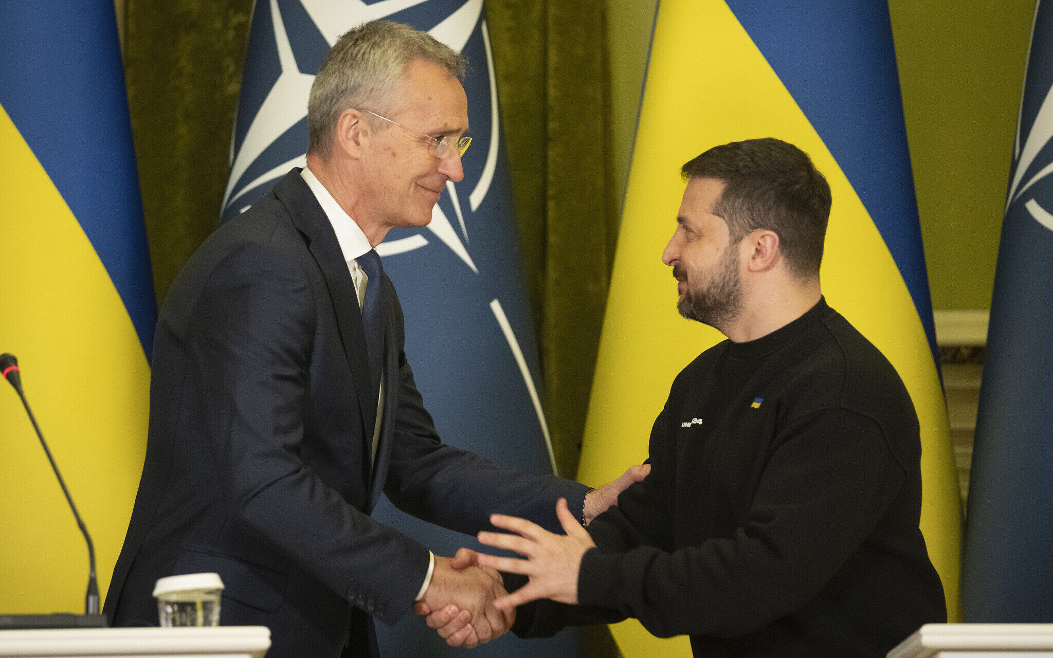 NATO’s Secretary-General Meets With Zelensky To Discuss Battlefield And ...