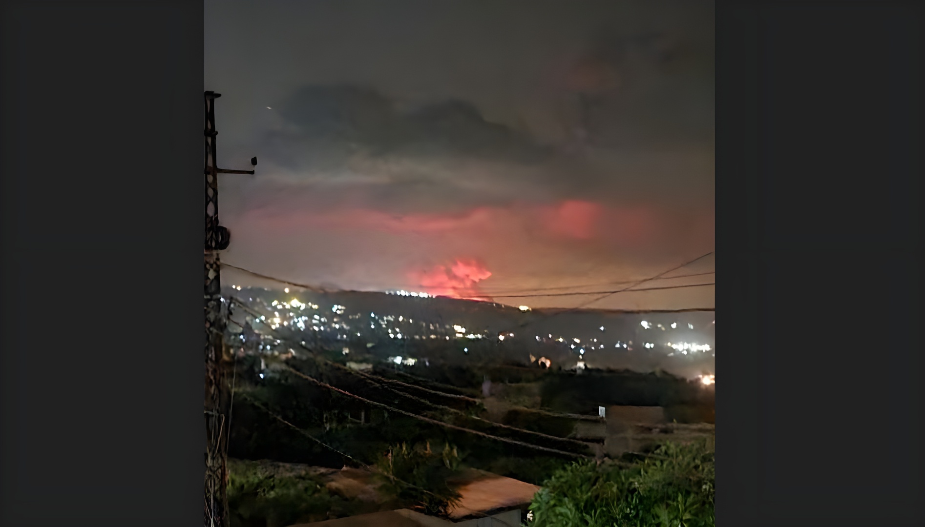 سلسلة غارات مسائية عنيفة على الجنوب