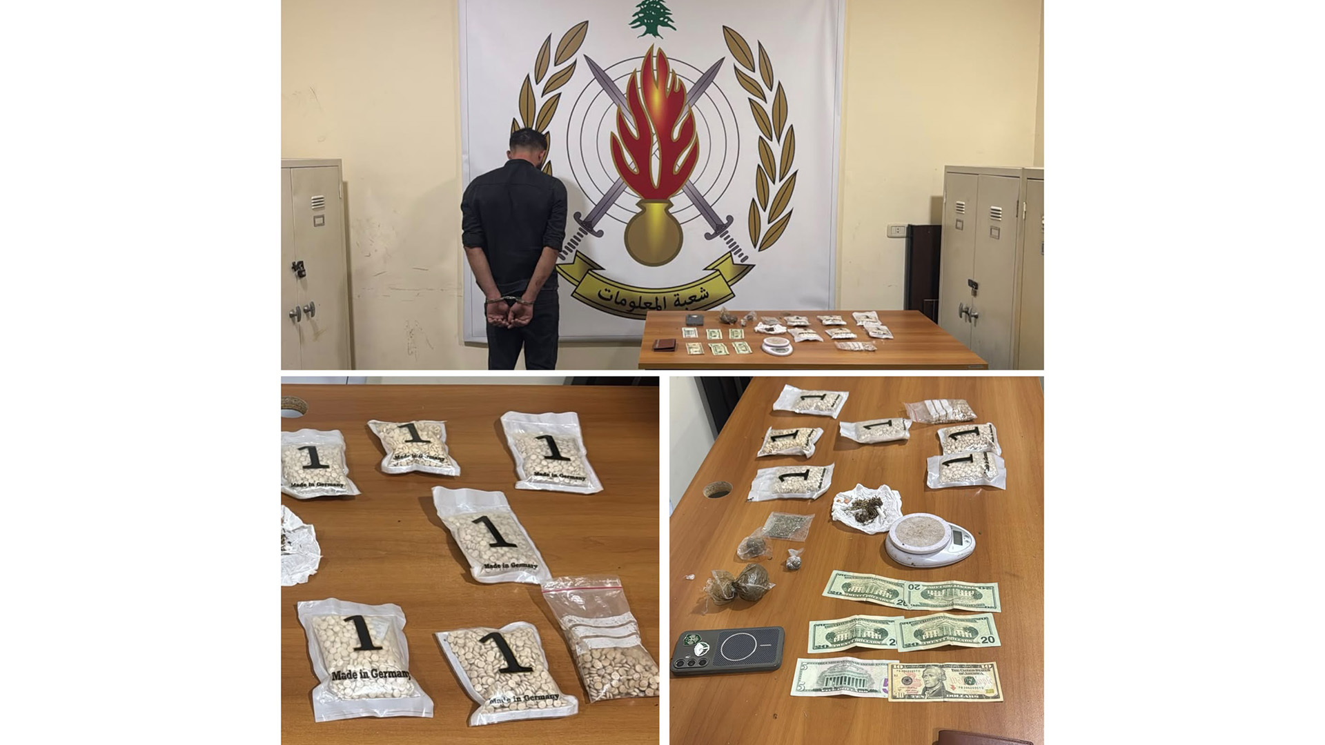 In possession of more than 6500 Captagon pills… Information Branch arrests a dealer in Akkar