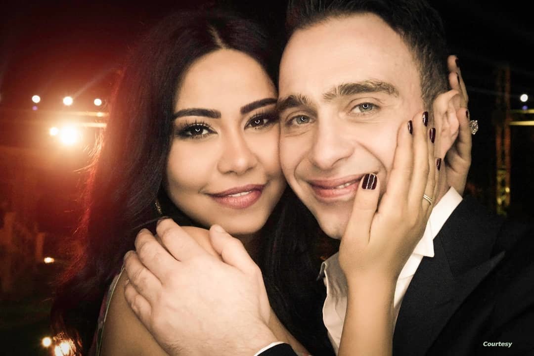 بالفيديو - أحضان وقبلات بين حسام حبيب وشيرين | الكتائب