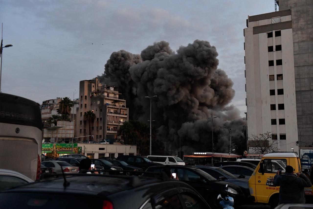 بالفيديو -الباشورة وزقاق البلاط والبسطا والضاحية...ليل بيروت ناريّ