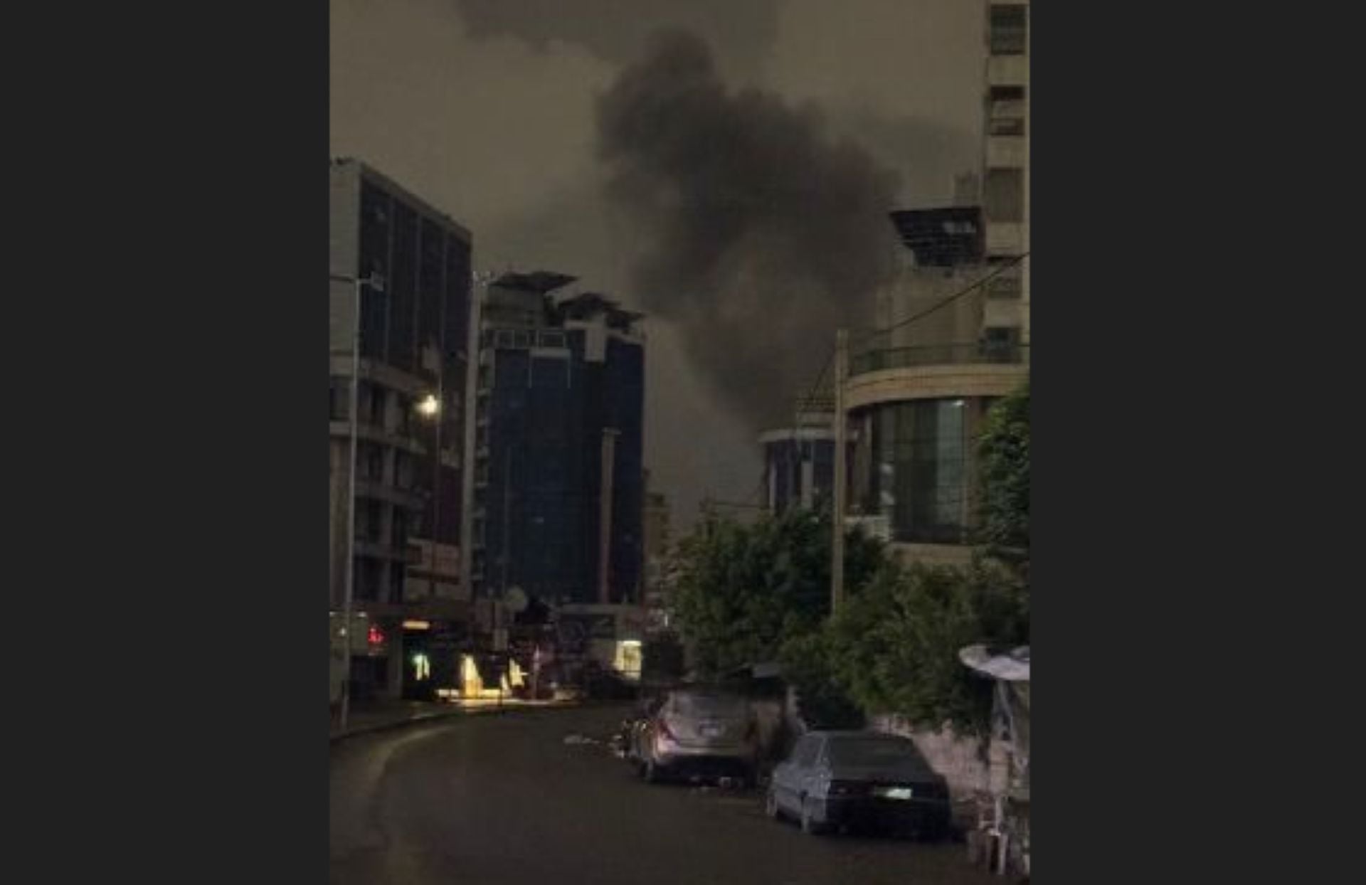 بالفيديو - بعد الإنذار...استهداف الضاحية ليلا... ورسالة تهديد الى صاحب شركة للصيرفة في الحمراء