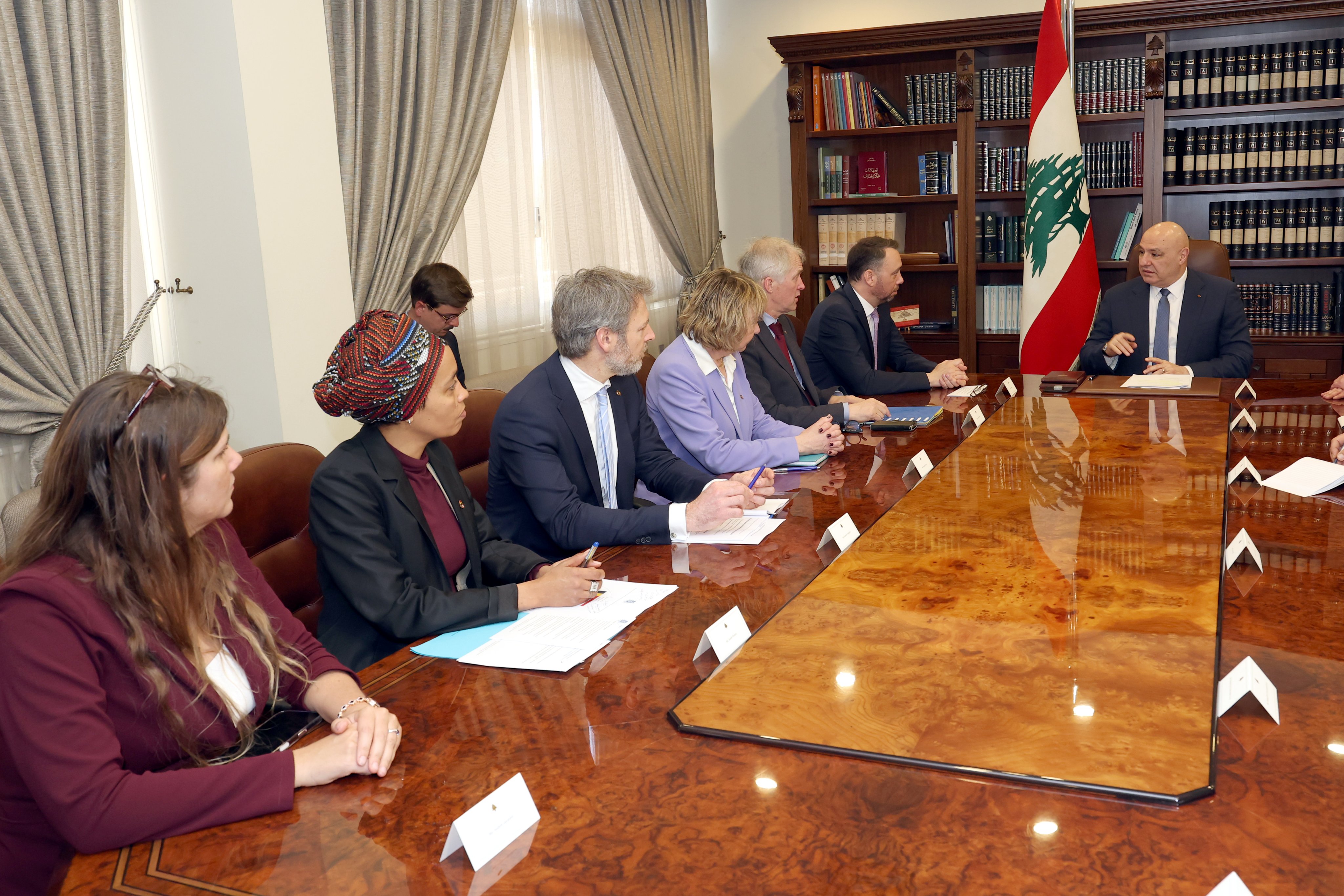 عون: لبنان متمسك بالمبادرة التفاوضية ولكن إسرائيل ترفض التجاوب