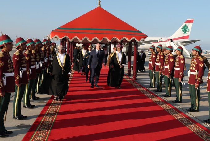 رئيس الجمهورية: نثمّن مواقف السلطنة الداعمة للبنان ونسعى إلى فتح آفاق جديدة للشراكة تواكب التطورات المتسارعة في المنطقة والعالم