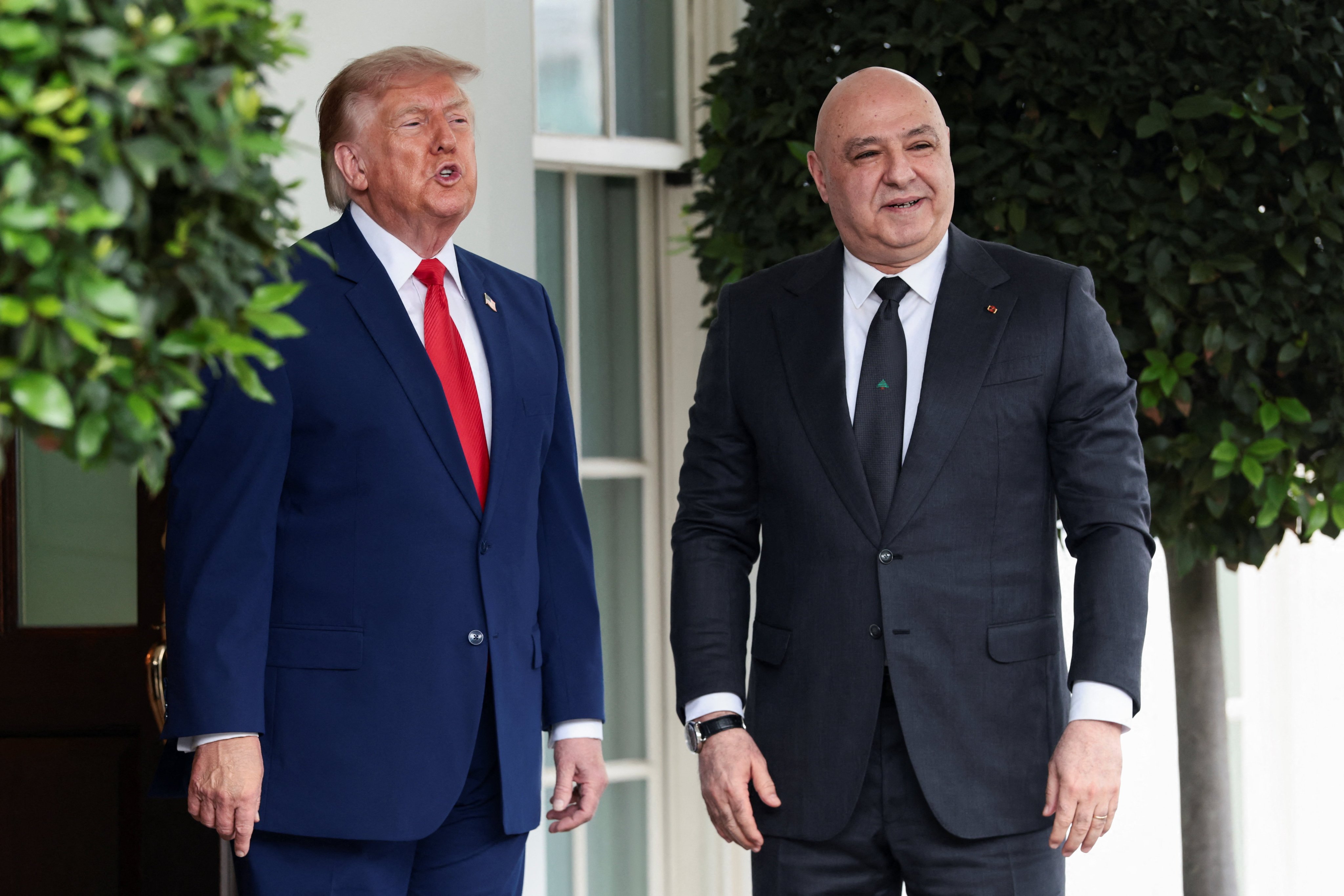 لقاء تاريخي في البيت الأبيض... ترامب: حزب الله مشكلة نعمل على حلها وعون: ملتزمون بالاتفاق الإطاري ولن يشكل مدخلا لحرب أهلية