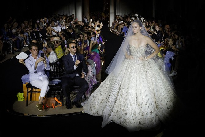 lebanese dress designer Lebanese designer Georges Hobeika presents Fall 2023 collection in Paris
